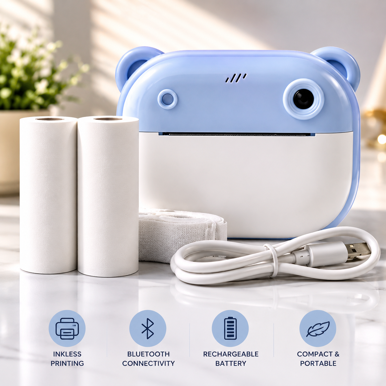 Instant Print Camera | Capture, Print & Share Memories Anywhere